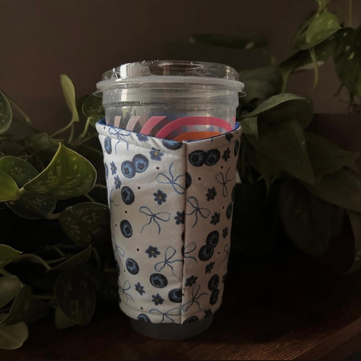 Berries & Bows Coffee Cozie